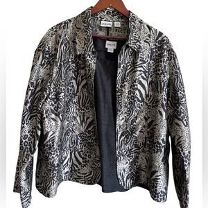 Chicos tank and jacket set both silk Chicos size 3 USA XL